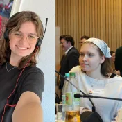 FSJler 2025/2026 Julia, Thea und Levi (l.n.r)