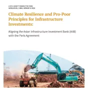 Climate Resilience and Pro-Poor Principles for Infrastructure Investments