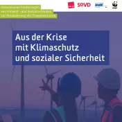 Aus der Krise mit Klimaschutz und sozialer Sicherheit