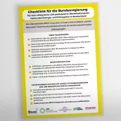 Titelseite der Checkliste