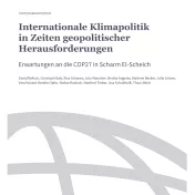 Titelbild der Publikation "Erwartungen an die COP27"