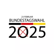 Grafik zur Bundestagswahl 2025