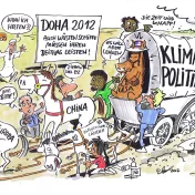 Karikatur: Klimagipfel Doha 2012