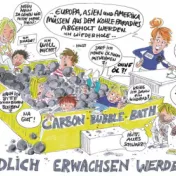 Weitblick-Bild 1/16: Karikatur Kohleparadies