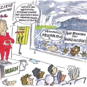Weitblick 4/2017: Titel Kohle-Karikatur