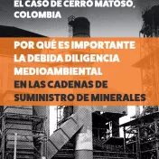 Por qué es importante la debida diligencia medioambiental - En las cadenas de suministro de minerales