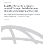 Cover: Together towards a climate-neutral Europe: Polish-German climate and energy partnership. 