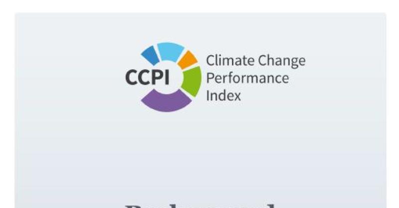 The Climate Change Performance Index: Background and Methodology ...
