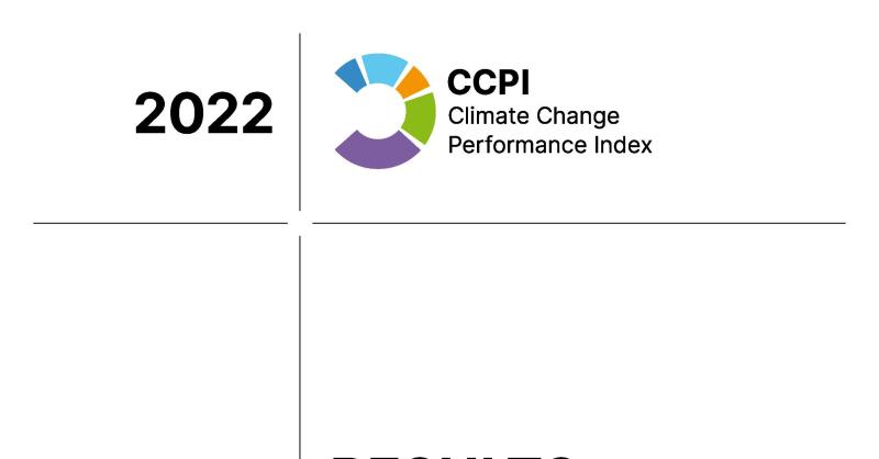 The Climate Change Performance Index 2022: Results | Germanwatch e.V.